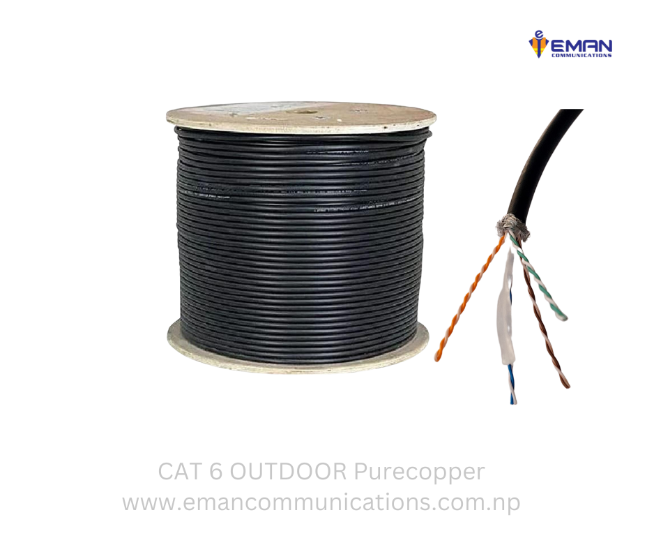 CAT6 Cable Pure Copper 305mtr (Outdoor)